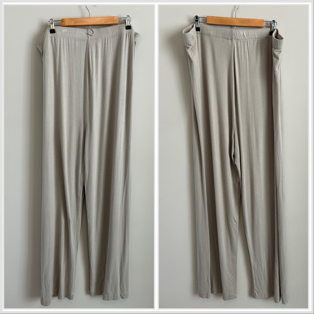 Skims | Lightweight Drawstring Lounge Pants Light Grey Taupe Size 3XL